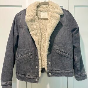 Mother Denim Sherpa Jacket